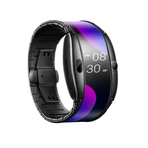 Умные часы с гибким экраном. Nubia Alpha